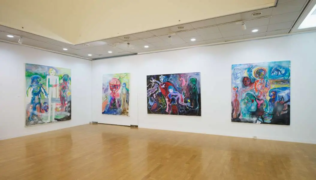 あざみ野でのグループ展展示風景