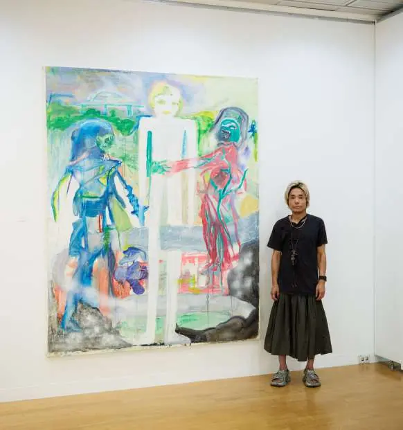 作品と作家の展示風景